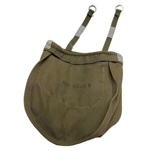 Vintage 1940s Canvas Bell System B Lineman Tool Pouch Parts Bag‎ For Body Belt